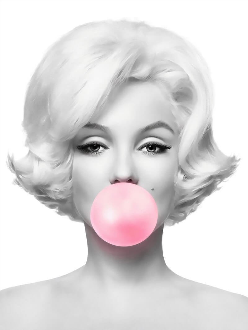Papier peint panoramique Uva Marilyn Monroe Bubble Gum