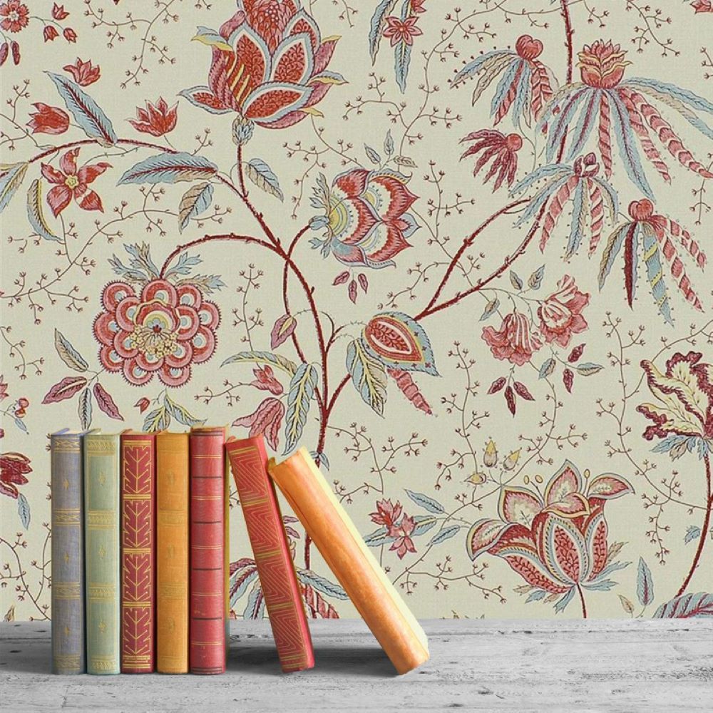 Papier peint Ralph Lauren Pillar Point fleuri