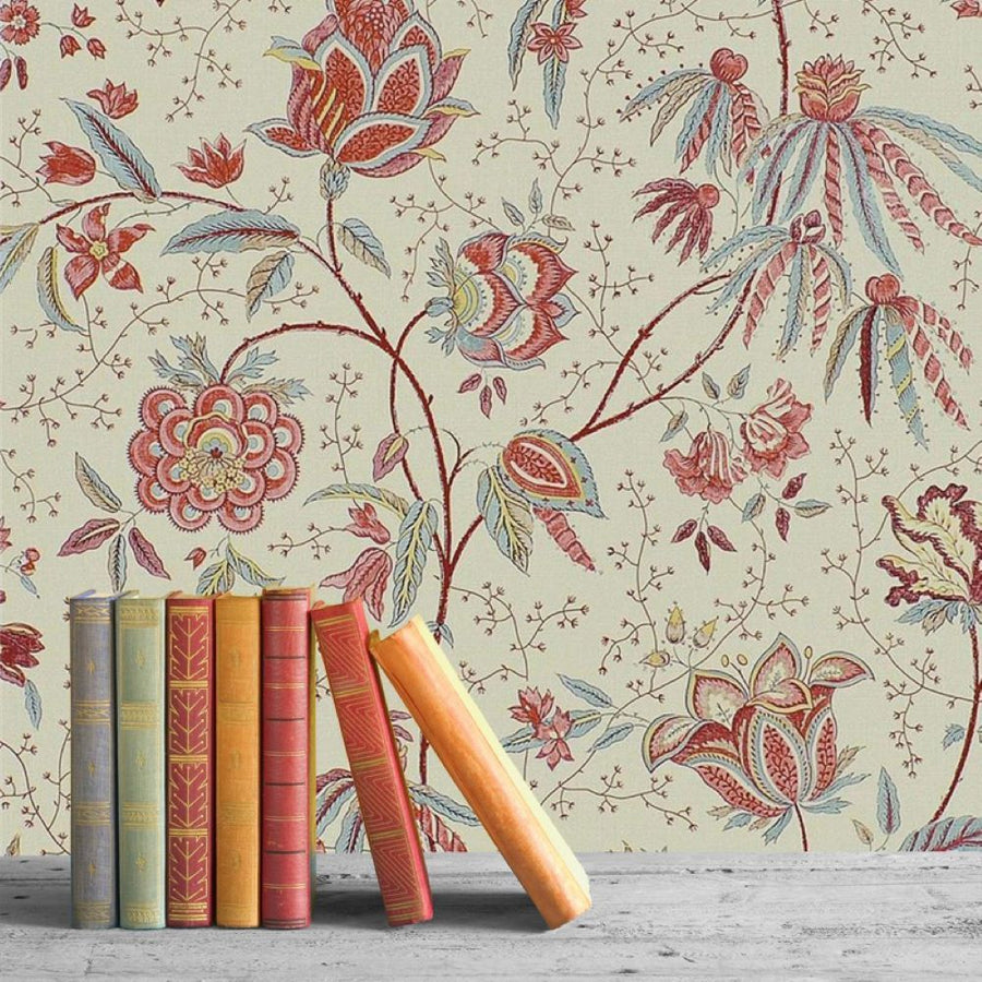 Papier peint Ralph Lauren Pillar Point fleuri
