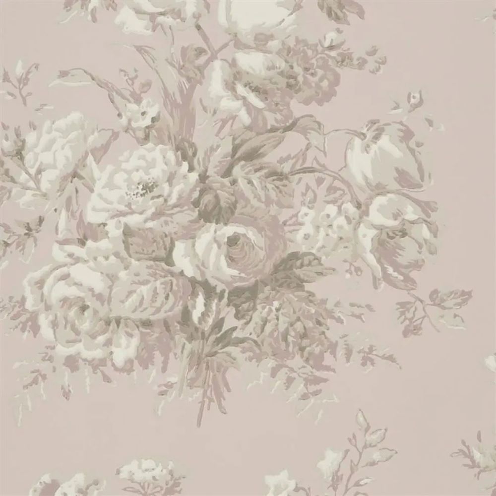 Papier peint Ralph Lauren Francoise Bouquet Mauveine