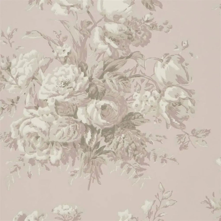 Papier peint Ralph Lauren Francoise Bouquet Mauveine