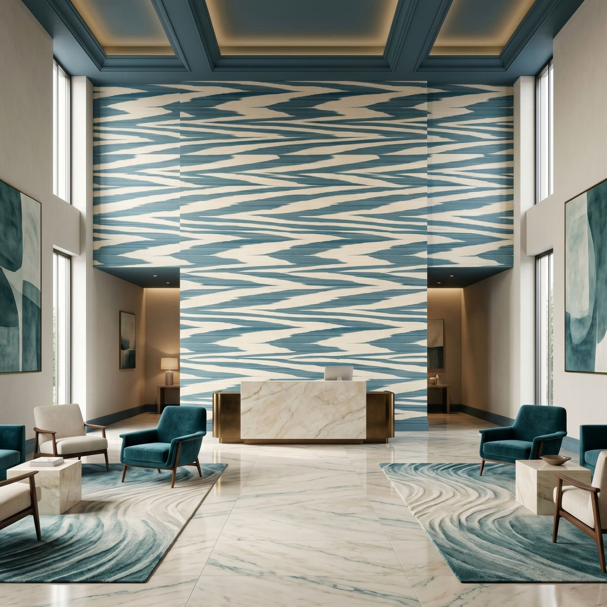 Papier peint collection Missoni 4 Flamed Zigzag