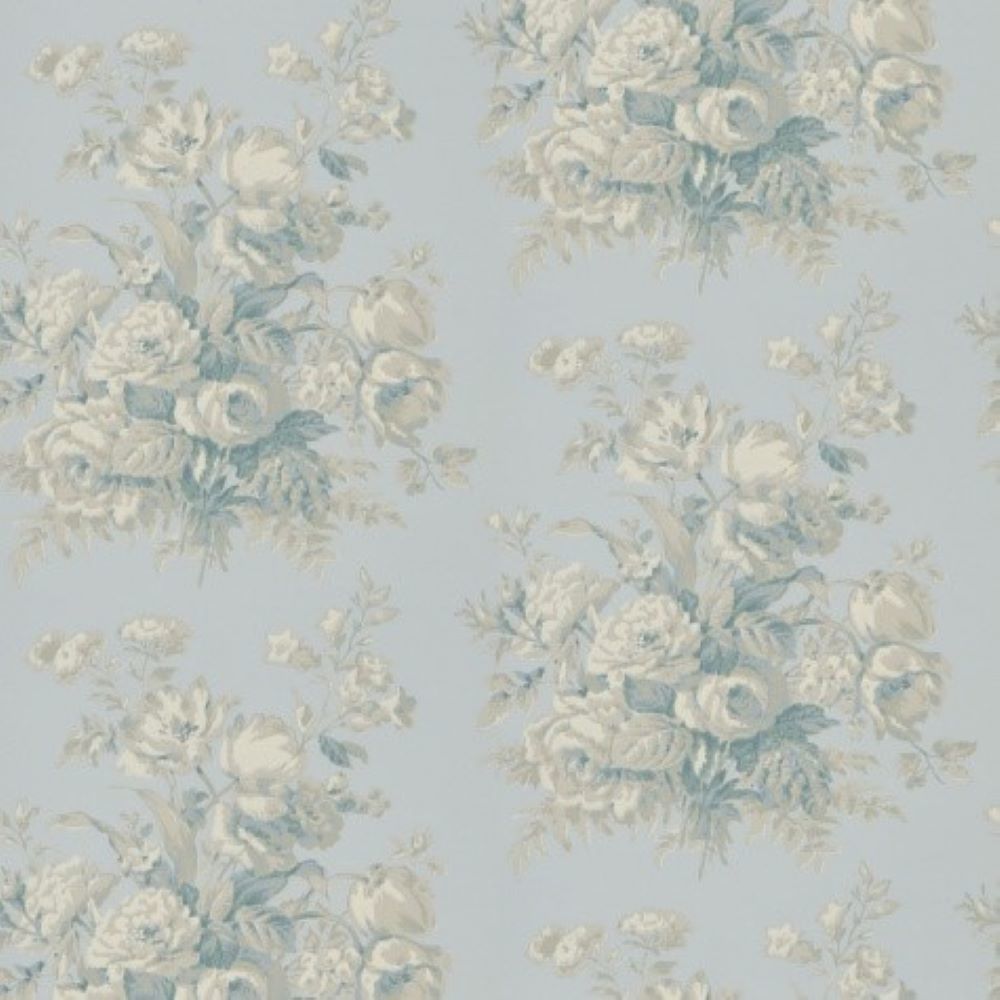 Papier peint Ralph Lauren bouquet de fleurs parchemin