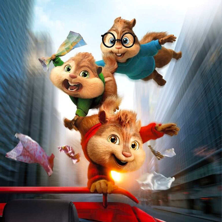 Papier peint Uva Alvin et les Chipmunks