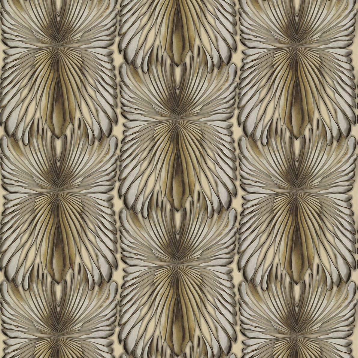 Collection Roberto Cavalli n° 8 à motif brun et vison