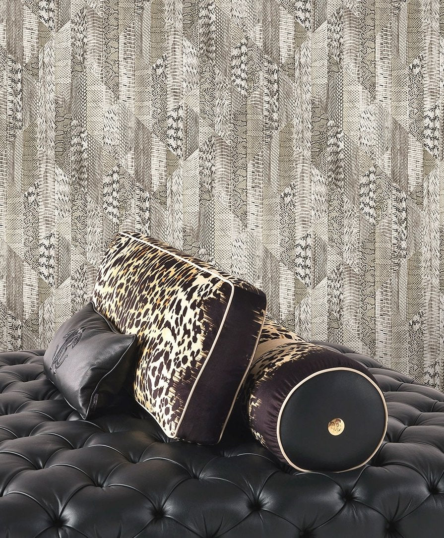 Collection Roberto Cavalli n° 8 à motif léopard gris