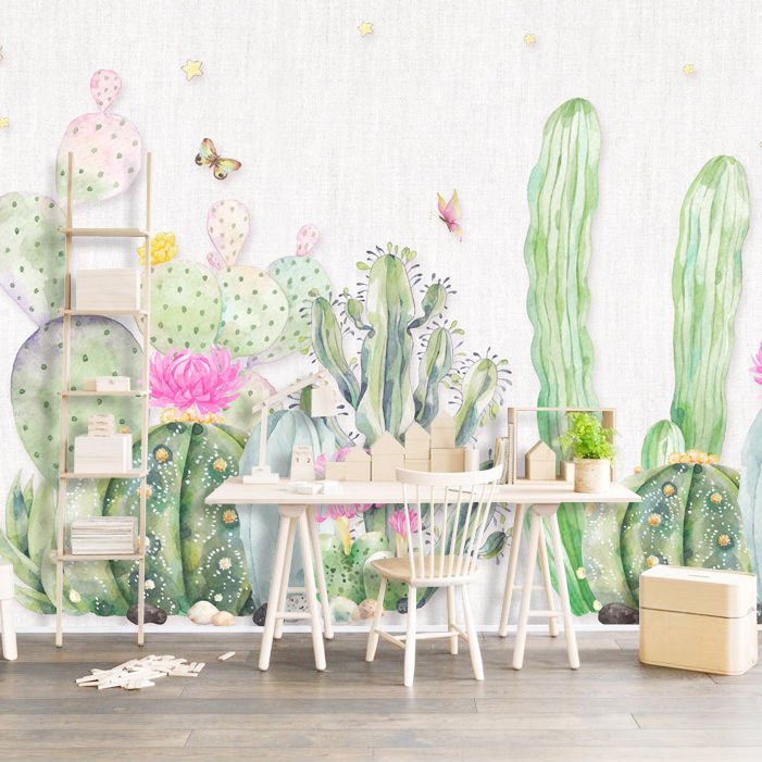 Papier peint Fresh Postaral petits cactus