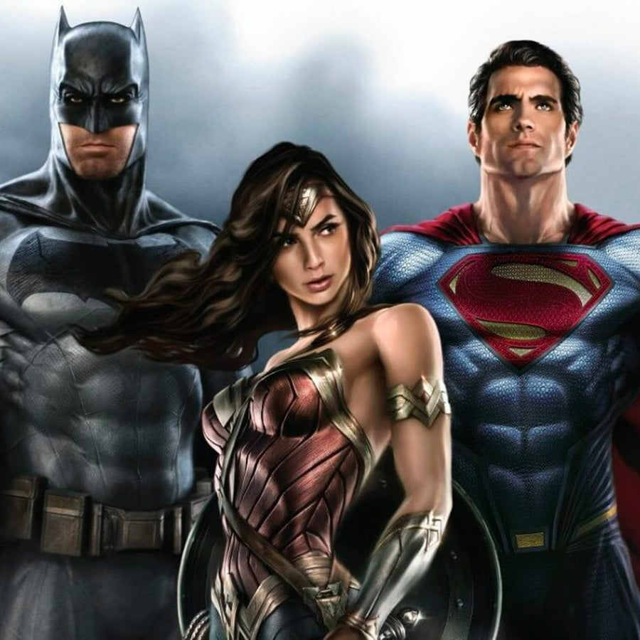 Papier peint animé Wonder Women, Batman et Superman