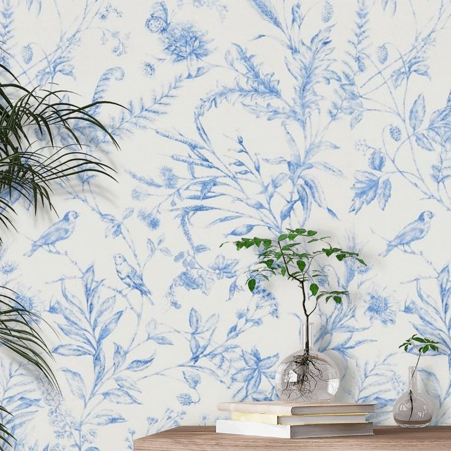 Papier peint collection Ralph Lauren Signature fleurs
