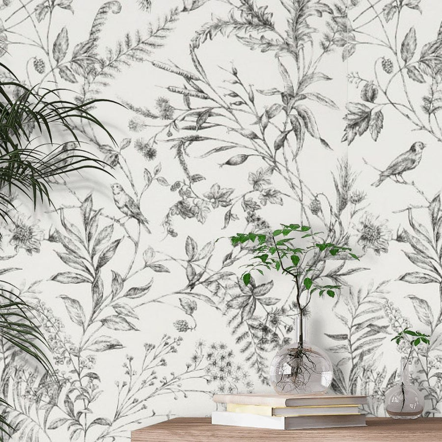 Papier peint collection Ralph Lauren Signature fleurs