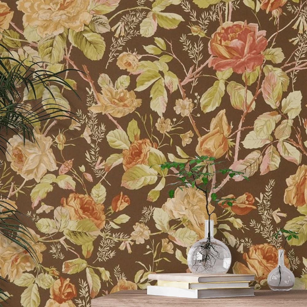 Papier peint Ralph Lauren Marston Gate fleuri