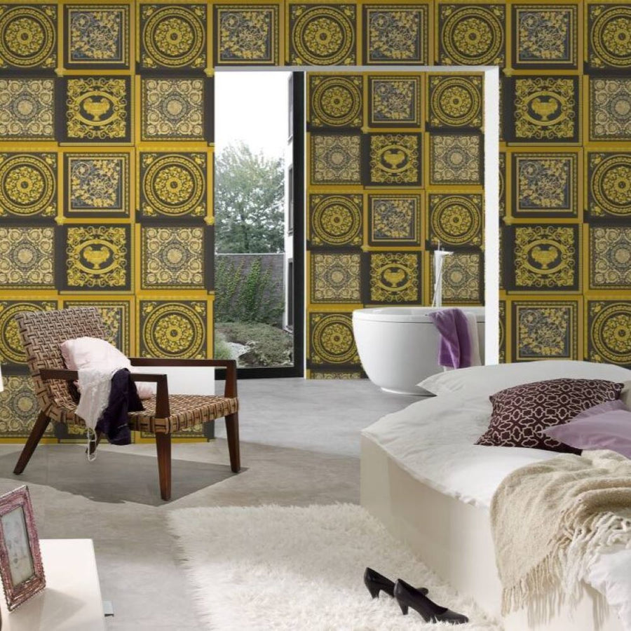 Papier peint Versace 5 Barocco mosaïque