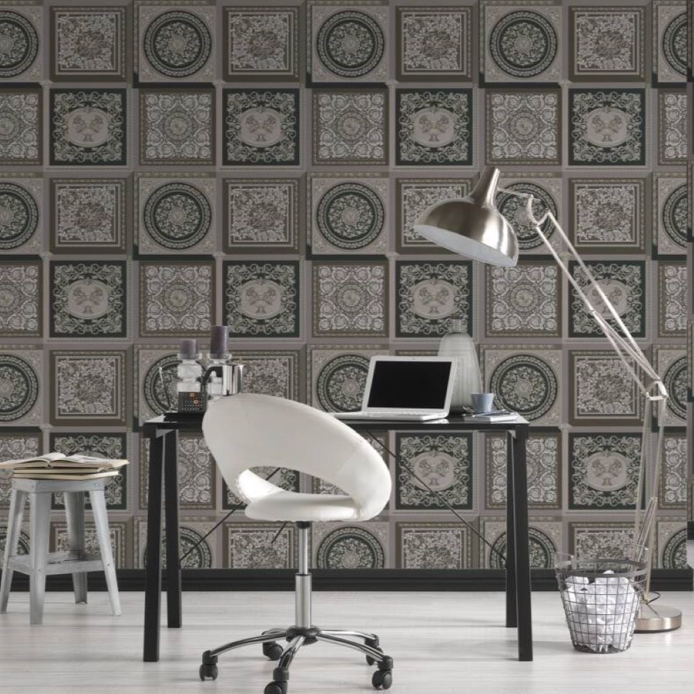 Papier peint Versace 5 Barocco mosaïque