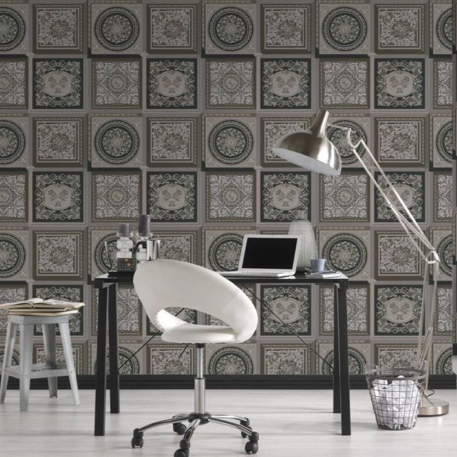 Papier peint Versace 5 Barocco mosaïque