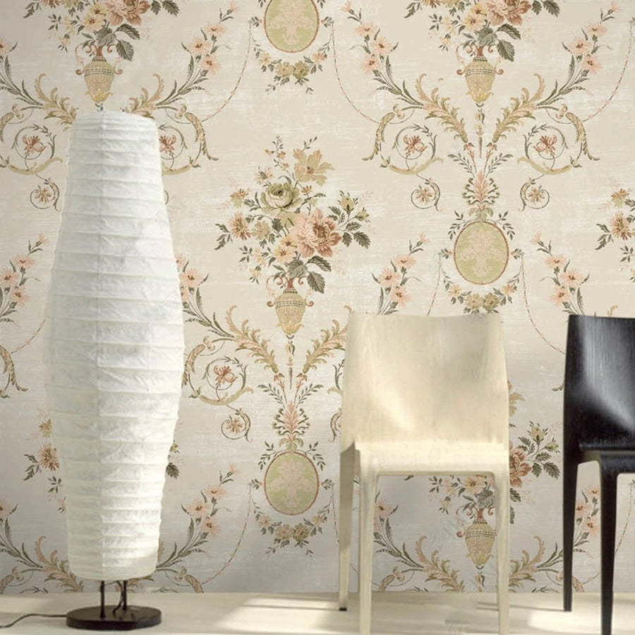 Papier peint fleurs douces dans un vase