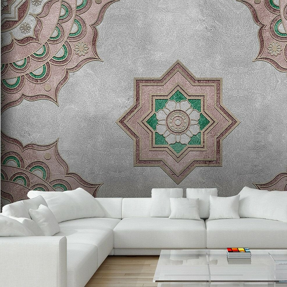 Papier peint Green Bagdad Mandala