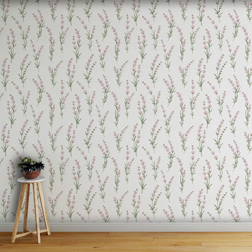 Papier peint petites fleurs printanières